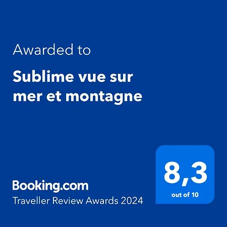 Sublime Vue Sur Mer Et Montagne Homestay *